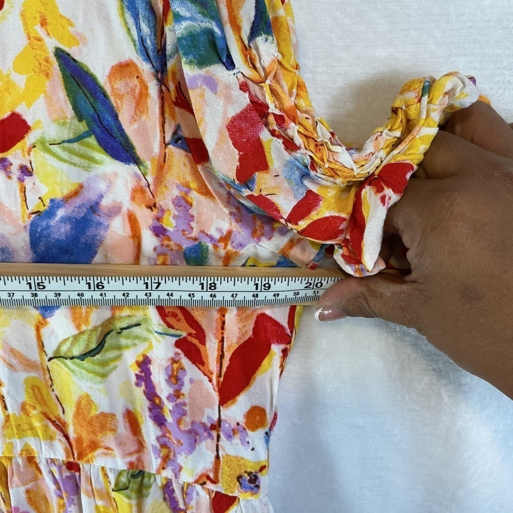 Vibrant Floral Mini Dress - Picture 5 of 6